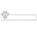 12" Plastic Rectangle Ruler w/ Corner Paw